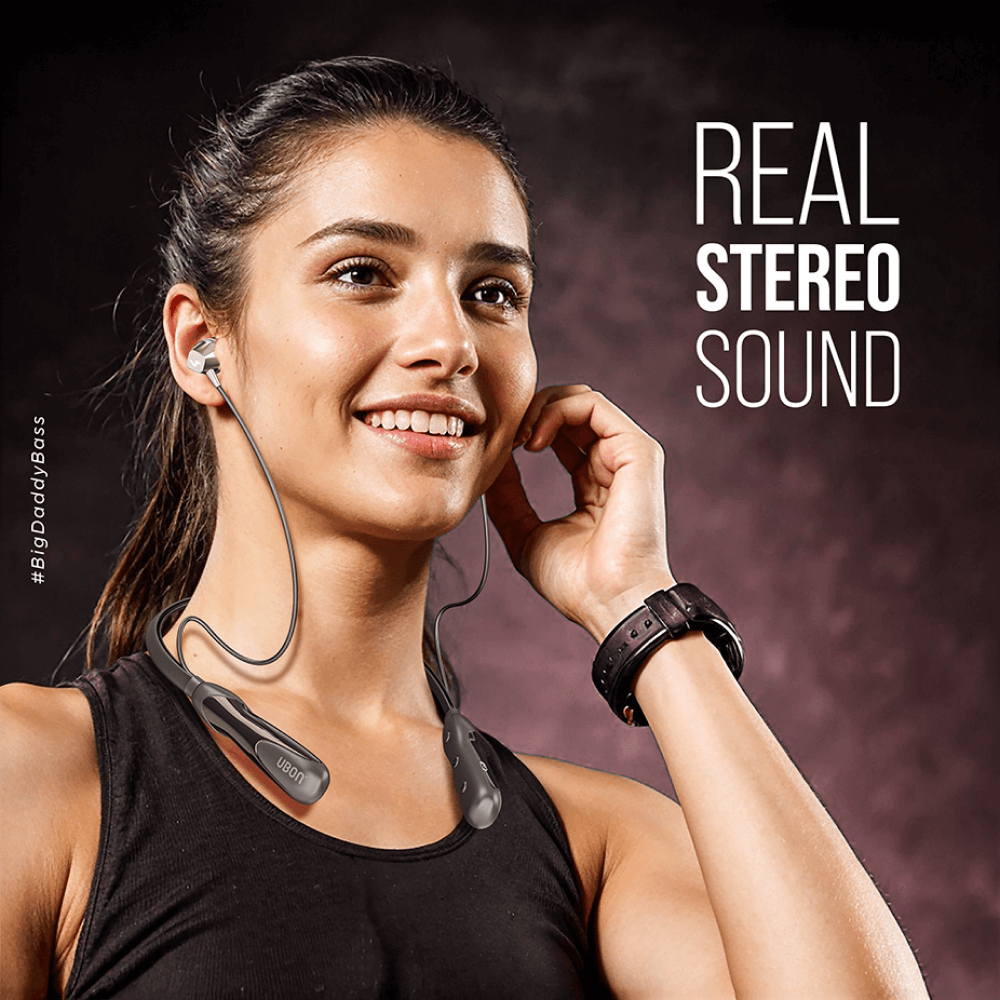 Ubon U6 Neckband Earphones (Black)