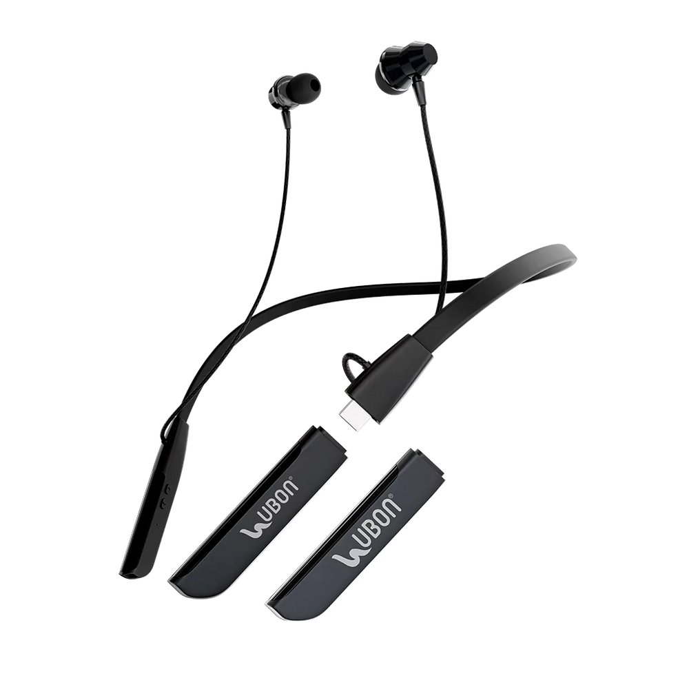 UBON Bullet Series CL-35 Wireless Neckband (Black)