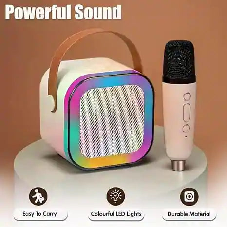 10w Mini Bluetooth Speaker K12 with wireless karoke mic