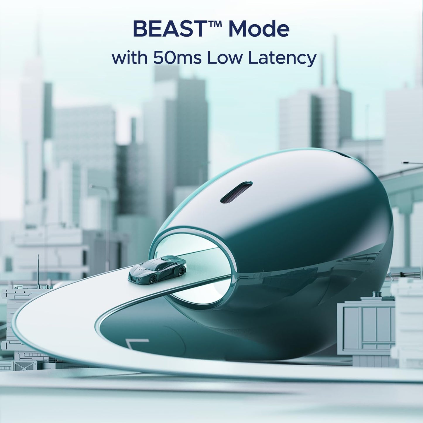 Boat Airdopes Joy, 35Hrs Battery, Fast Charge, IWP Tech, Low Latency, 2Mic ENx, Type-C Port, v5.3 Bluetooth Earbuds, TWS Ear Buds Wireless Earphones with mic(Jet Black)