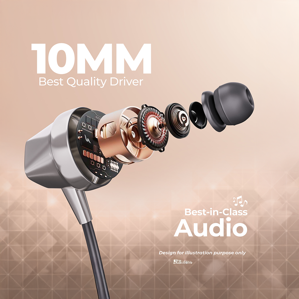 Ubon U6 Neckband Earphones (Black)