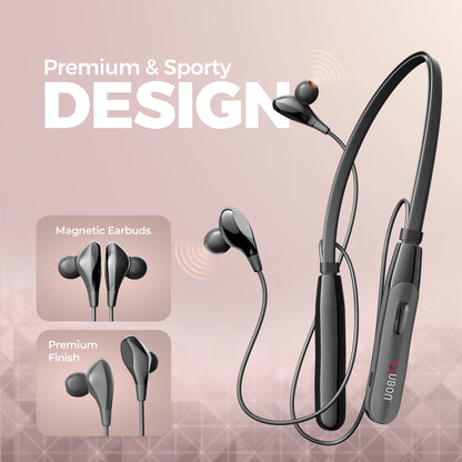 Ubon Quick Charge CL-50 ENC Wireless Neckband (Black)