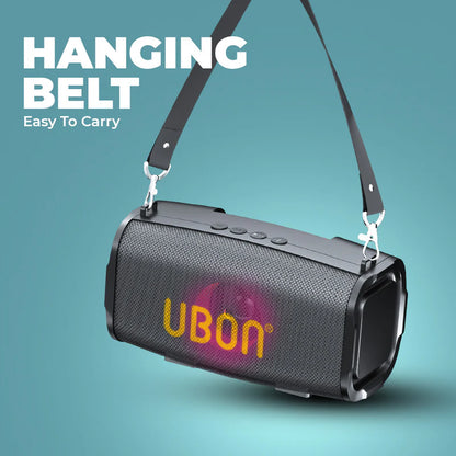 Ubon BT Speaker (SP-47, 10 W, Dark Grey)