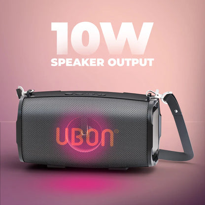 Ubon BT Speaker (SP-47, 10 W, Dark Grey)