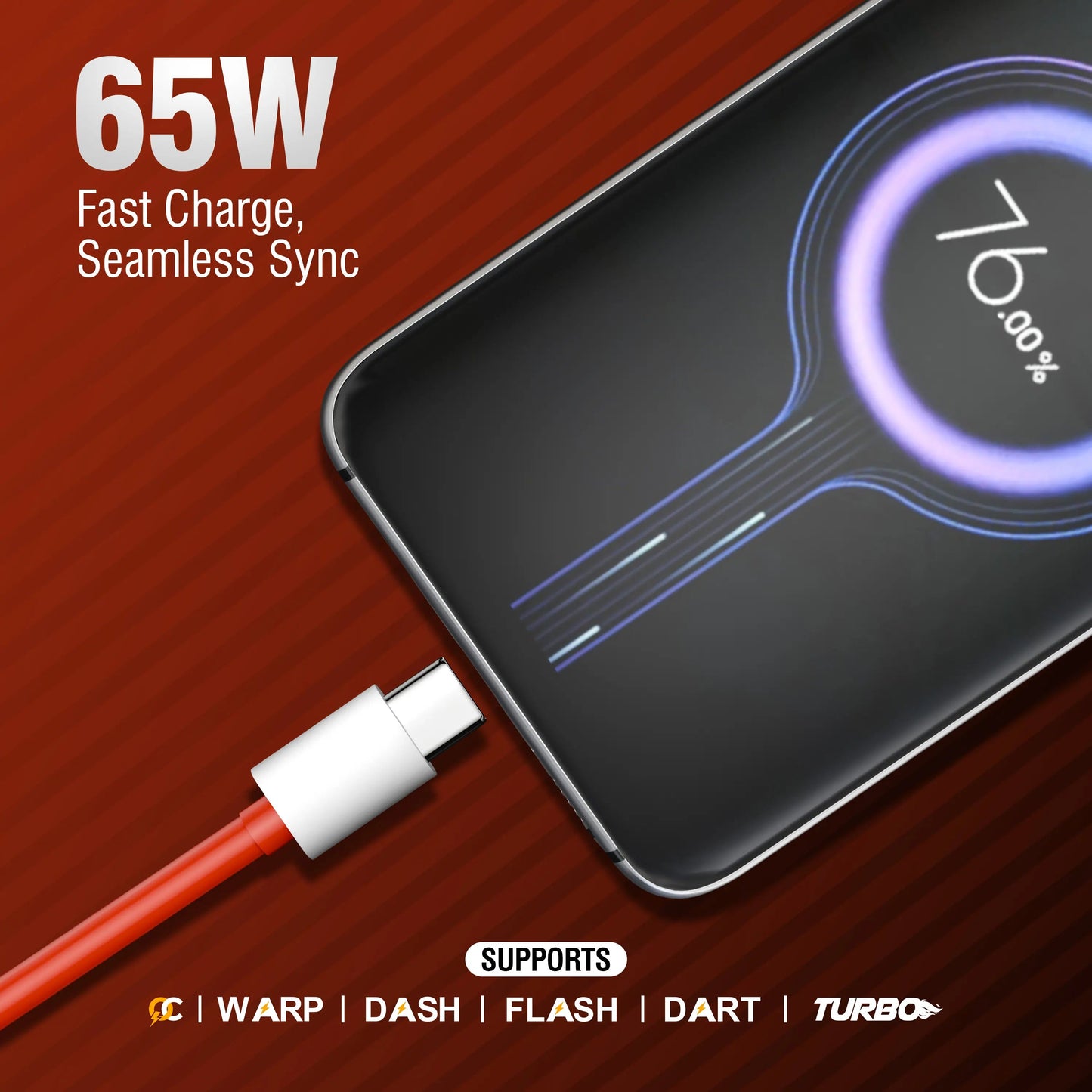UBON WR-501 1 metre, 65W High-Speed Charging Cable