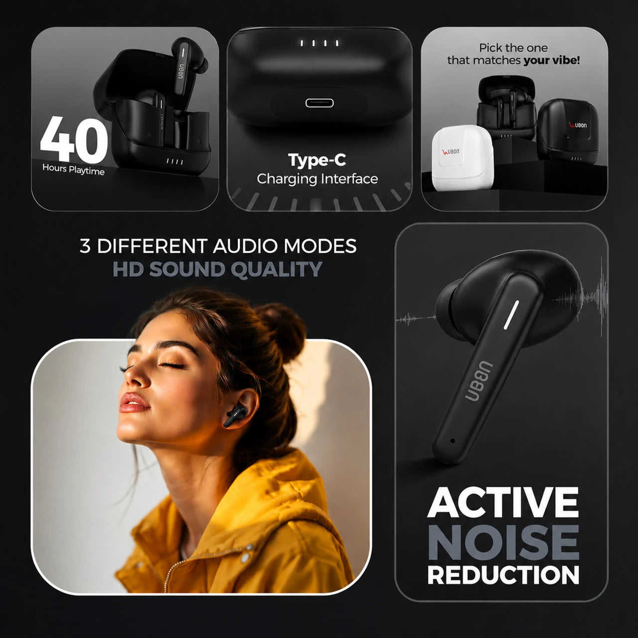 ubon j23 earbuds