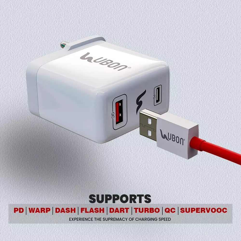 UBON Maharaja Series CH-008 65W PD Charger with Type-C Cable
