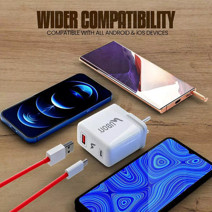 UBON Maharaja Series CH-008 65W PD Charger with Type-C Cable