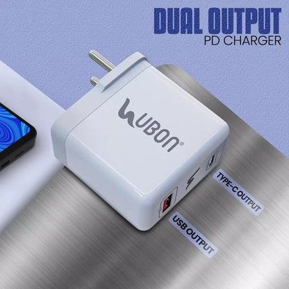 UBON Maharaja Series CH-008 65W PD Charger with Type-C Cable