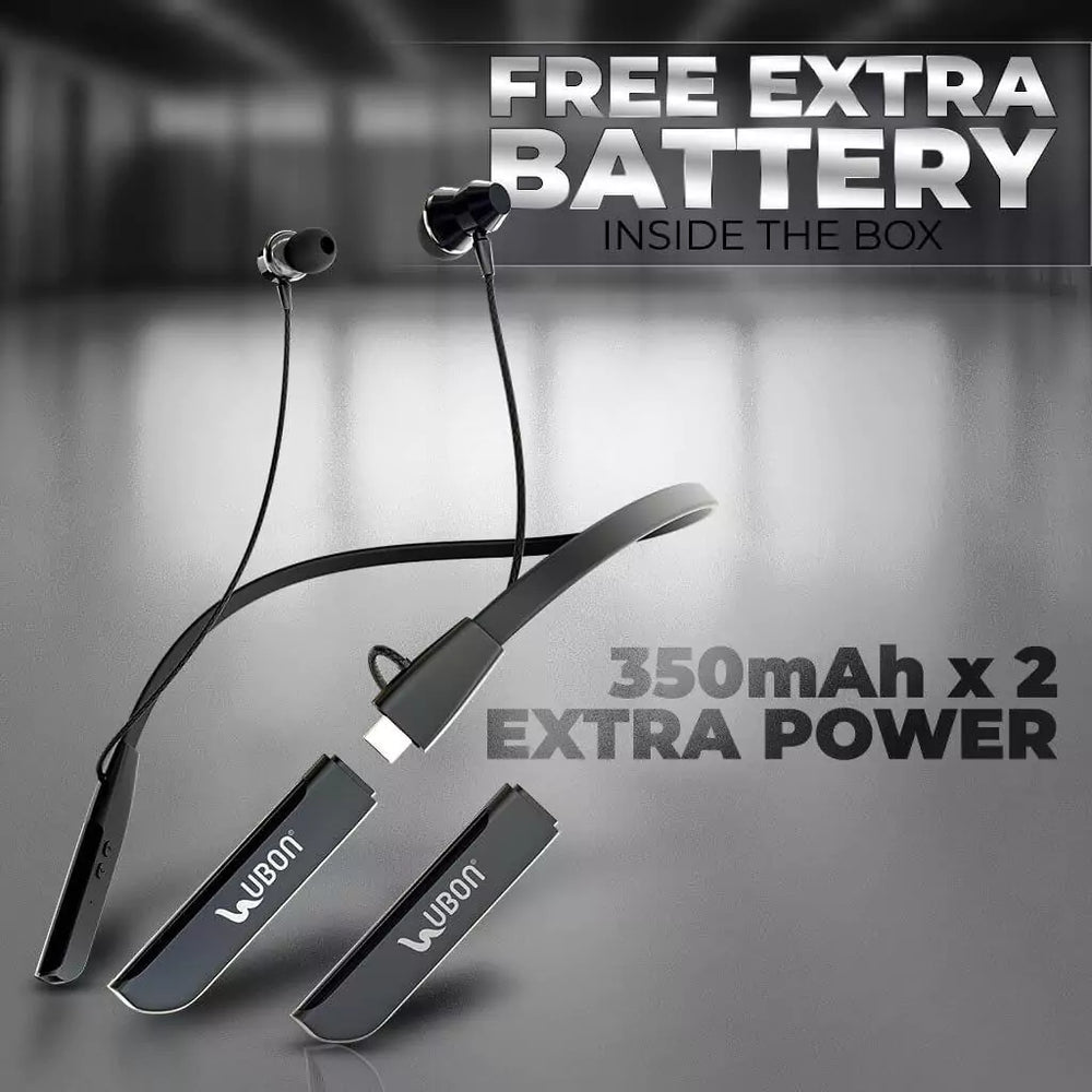 UBON Bullet Series CL-35 Wireless Neckband (Black)
