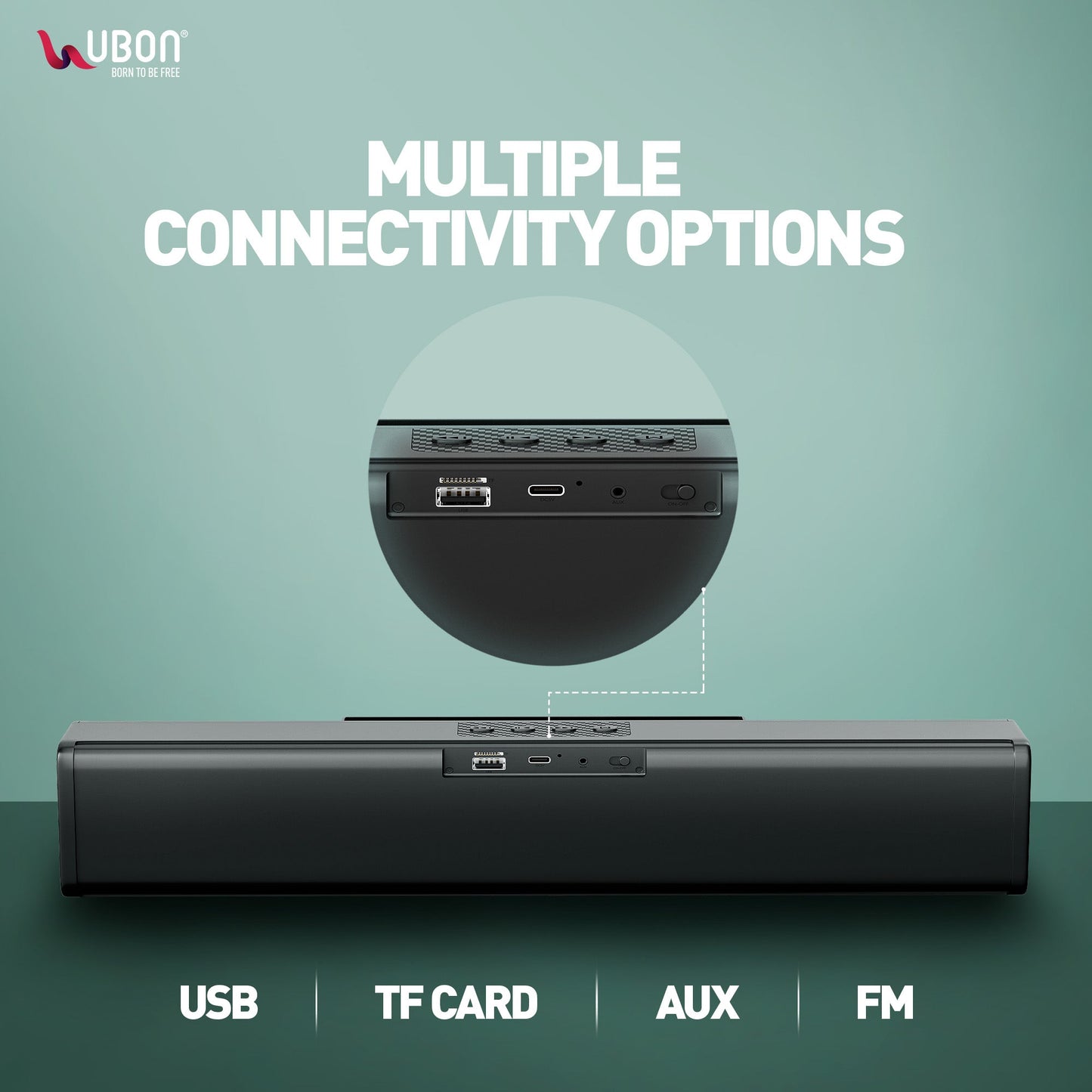 UBON SP-80 Thunder Series Wireless Speaker Soundbar